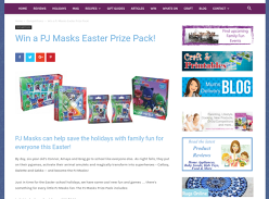 Win a PJ Masks Easter Prize Pack!