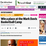 Win a place at the Mark Davis Basketball Camp