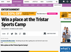 Win a place at the Tristar Sports Camp