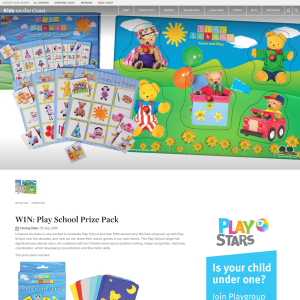 Win a 'Play School' prize pack!