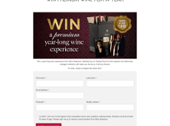 Win a premium wine for a year