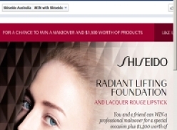 Win a professional makeover for a special occasion plus $1,500 worth of Shiseido products!
