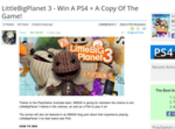 Win a PS4 & a copy of 'Little Big Planet 3'!