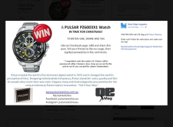 Win a Pulsar PZ6003X1 Watch!