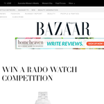 Win a Rado Hyperchrome Automatic Watch valued at $4,325!