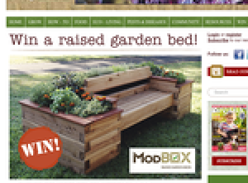 Win a raised garden bed valued at $849!