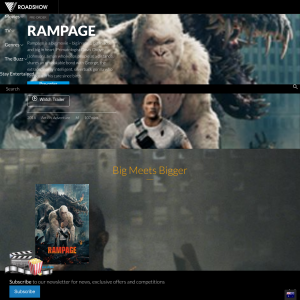 Win a Rampage Merchandise Pack