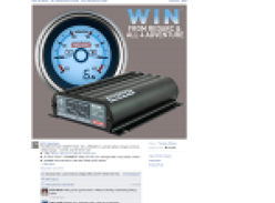 Win a Redarc in-vehicle battery charger and dual voltage gauge