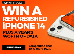 Win a Refurbished iPhone 14 and a Year's Worth of Data