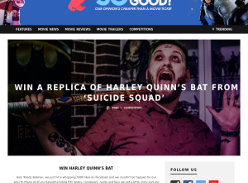 Win a replica of Harley Quinn's bat from 'Suicide Squad'!