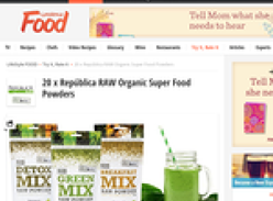 Win a Republica RAW Organic Super Food Powders