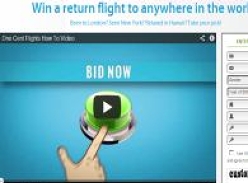 Win a return flight to anywhere in the world!
