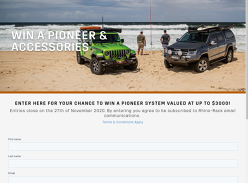 Win a Rhino-Rack Pioneer with Mounting System & Gear