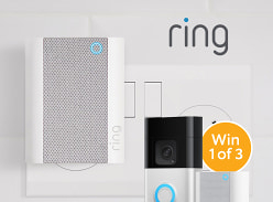 Win a Ring Video Doorbell Plus Chime