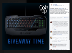 Win a ROCCAT Isku FX gaming keyboard, valued at $159.95!