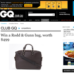 Win a Rodd & Gunn bag, worth $499!