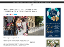 Win A Romantic Valentine’s Day Experience