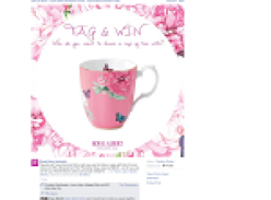 Win a Royal Albert Miranda  Kerr Pink 'Friendship' Mug for you & a friend!