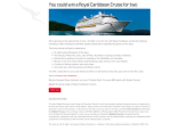 Win a Royal Caribbean Cruise for 2!
