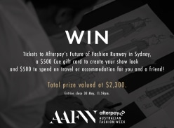 Win a Runway Experience at Australian Fashion Week in Sydney for 2