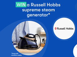 Win a Russell Hobbs Supreme Steam Generator