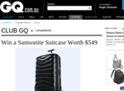 Win a Samsonite Suitcase worth $549!