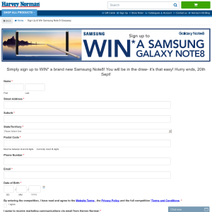 Win a Samsung Galaxy Note8 with Bonus Wireless Charger