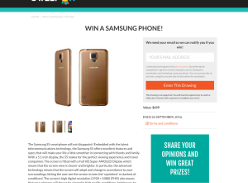 Win a Samsung Galaxy S5!