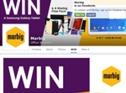 Win a Samsung Galaxy Tablet + a Marbig prize pack!