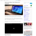 Win a Samsung Galaxy View tablet!