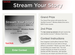Win a SanDisk Connect Wireless Media Drive plus $200 in iTunes credit 