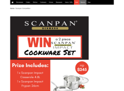Win a Scanpan 2-piece cookware set!