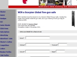 Win a Scorpion Global 5-Gun Safe!