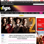 Win a screening of 'Anchorman 2: The Legend Continues' for you & your friends!