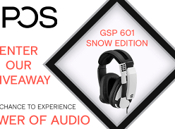 Win a Sennheiser EPOS GSP 301 Gaming Headset & GSX 300 Snow Edition External Sound Card
