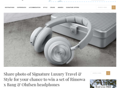 Win a set of Rimowa x Bang & Olufsen headphones!