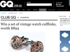 Win a set of vintage watch cufflinks!