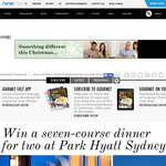 Win a seven-course dinner for 2 at Park Hyatt, Sydney!