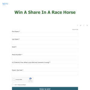 Win a share in a race horse! (NSW Residents ONLY)
