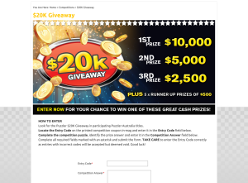 Win a share of $20k Giveaway