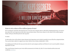 Win a share of 5 million Qantas points!