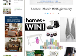 Win a share of prizes for the home!