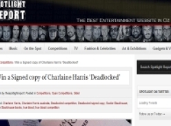 Win a Signed copy of Charlaine Harris 'Deadlocked'