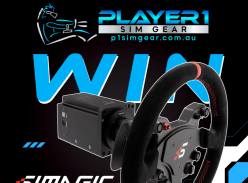 Win a Simagic Alpha Mini 10Nm Direct Drive wheel base and GT1-R Wheel