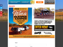 Win a Skamper Kampers Hard Floor Off Road Dingo Camper Trailer