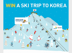 Win a ski trip for 2 to Korea!