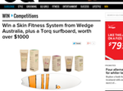 Win a Skin Fitness System from Wedge Australia, plus a Torq surfboard, worth over $1,000!