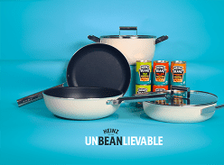 Win a Smeg Cookware Set and 6 Cans of Heinz Flavoured Beanz