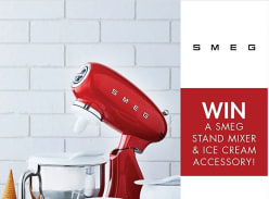 Win a Smeg Stand Mixer & Ice Cream Accessory