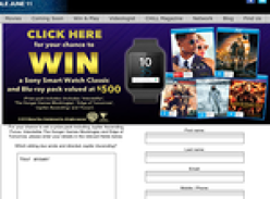 Win a SONY Smart Watch Classic & Blu-ray pack valued at $500!